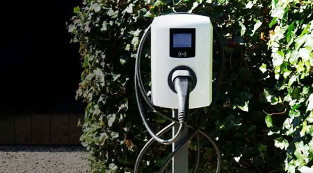 Laadpaal op camping casita